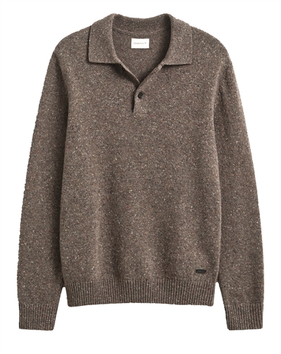 Gant - Blend Polosweater - Faded Taupe 